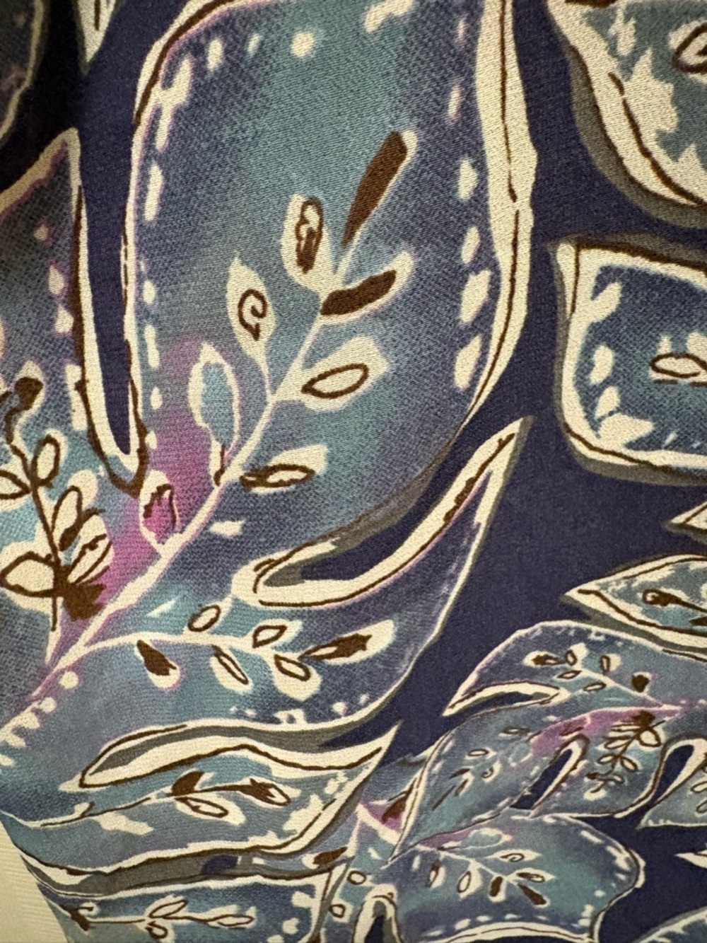 Coldwater Creek NWT Women’s Dress Size M Blue Floral Flowy Lightweight MSRP $128 - Picture 11 of 15